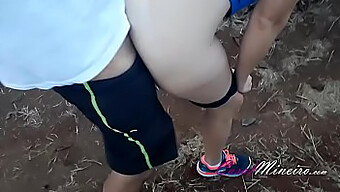 Outdoor Walk With A Butt Plug For A Kinky Couple