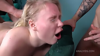 Chubby White Teen Nicole Experiences Double Anal Orgasms And Hardcore Dp Action